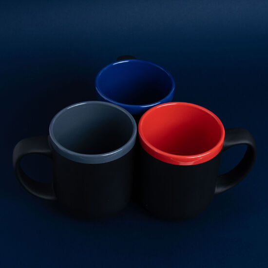 Kubek soft-touch Alex, szary